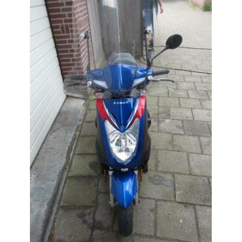 Kymco Agility 50 blauw kenteken 25 KM/h