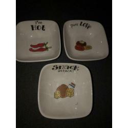 3 snackschaaltje van Blond Amsterdam