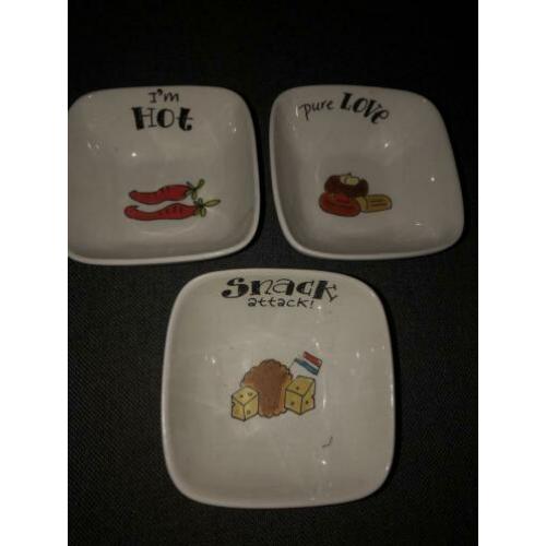 3 snackschaaltje van Blond Amsterdam