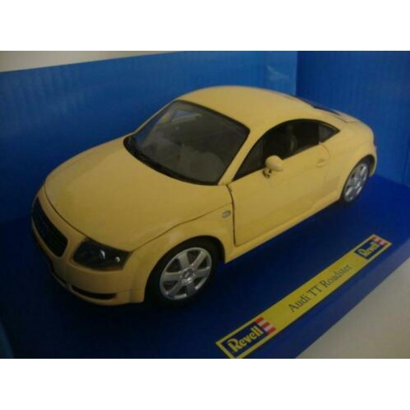 Audi TT coupe geel 1998 Revell 1:18 KRD