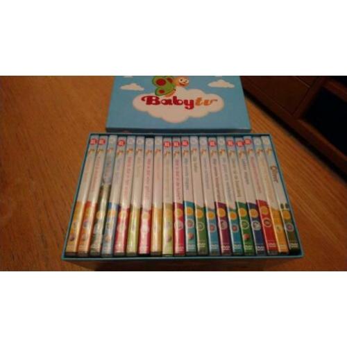 babytv dvdbox 20 dvd's incl bewaardoos baby tv