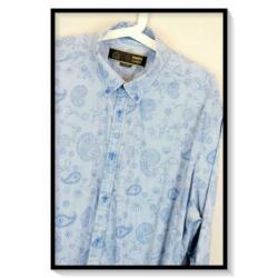 MERC Retro Sixties Psychedelic Paisley shirt MOD XXL ZGAN