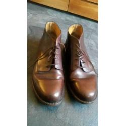 Vintage van Lier leren veterschoenen nette schoenen mt 40
