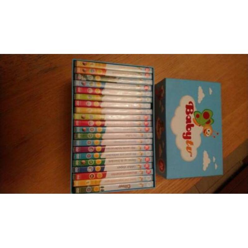 babytv dvdbox 20 dvd's incl bewaardoos baby tv
