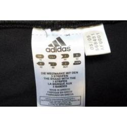 ZGAN zwart ADIDAS gaaf stretch broek rechte pijpen M-L