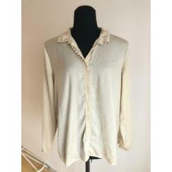 Maison Scotch zijdelook blouse, maat 4 (42-44)