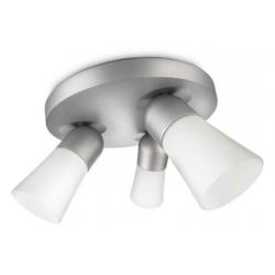 Plafondspot PHILIPS ecomoods Cheer Aluminium 3x12W -45%!!!