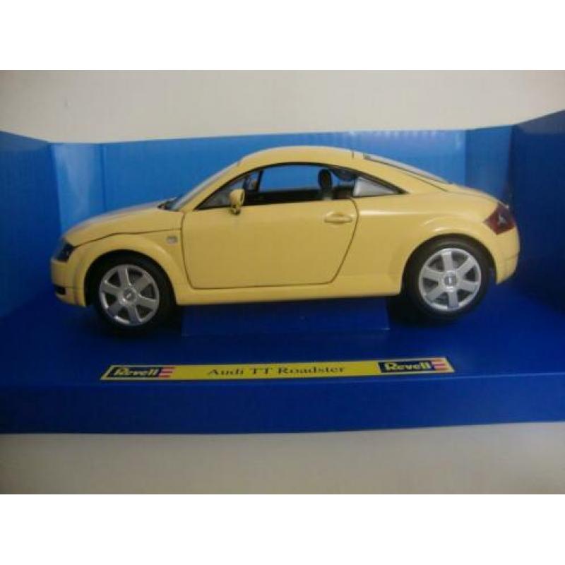 Audi TT coupe geel 1998 Revell 1:18 KRD