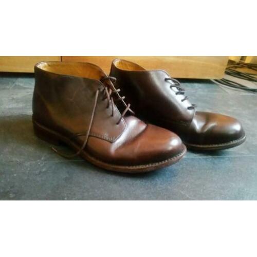 Vintage van Lier leren veterschoenen nette schoenen mt 40