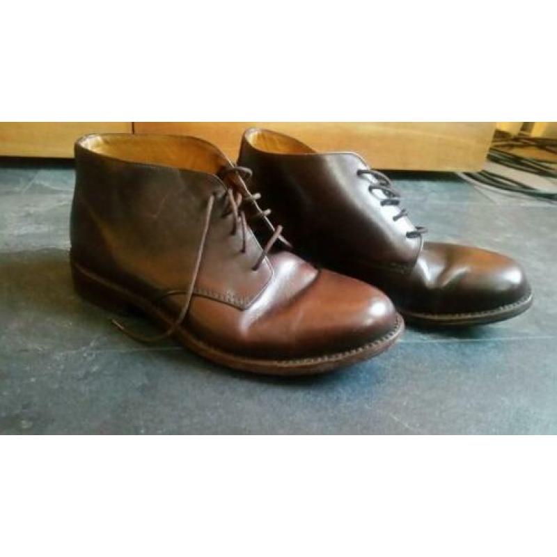 Vintage van Lier leren veterschoenen nette schoenen mt 40