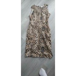 tijger print jurk mt 36 / 38