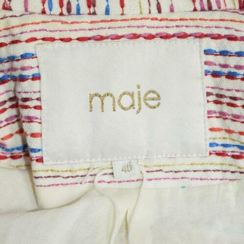 MAJE - Prachtige kleurrijke blazer maat FR40/NL38 - ZGAN