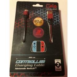 Nintendo switch. Charging / laad kabel 3 meter gamelogic
