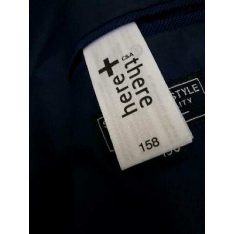 Colbert maat 158 blauw jongen