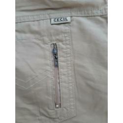 Damesbroek van Cecil maat 33 beige