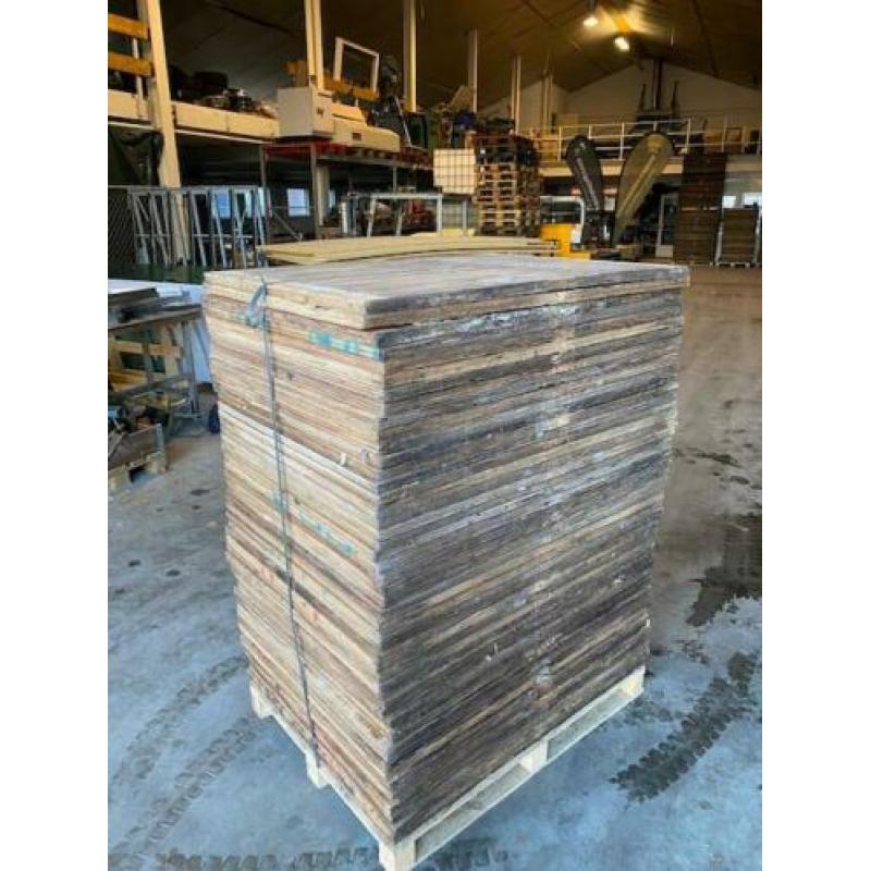 Houten platen / plaatwerk te koop (gebruikt)