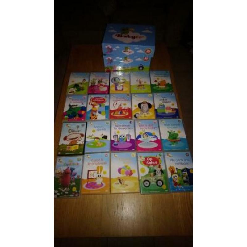 babytv dvdbox 20 dvd's incl bewaardoos baby tv