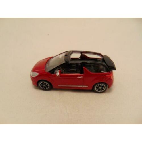 Citroen DS3 cabrio 1:55 Norev donkerrood