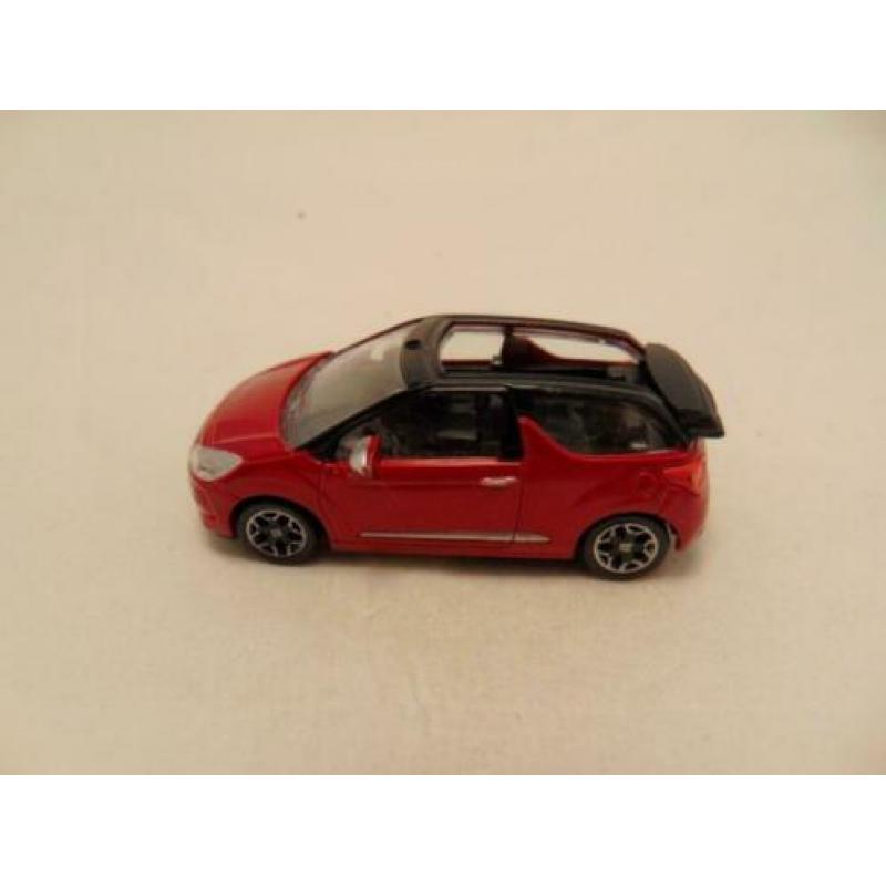 Citroen DS3 cabrio 1:55 Norev donkerrood