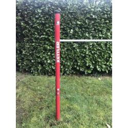 Zgan Kettler rood/zwart dubbel duikel/turnrek div.hoogtes