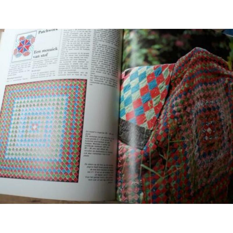 Knippen en naaien appliqueren en patchwork werkboek