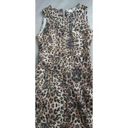 tijger print jurk mt 36 / 38