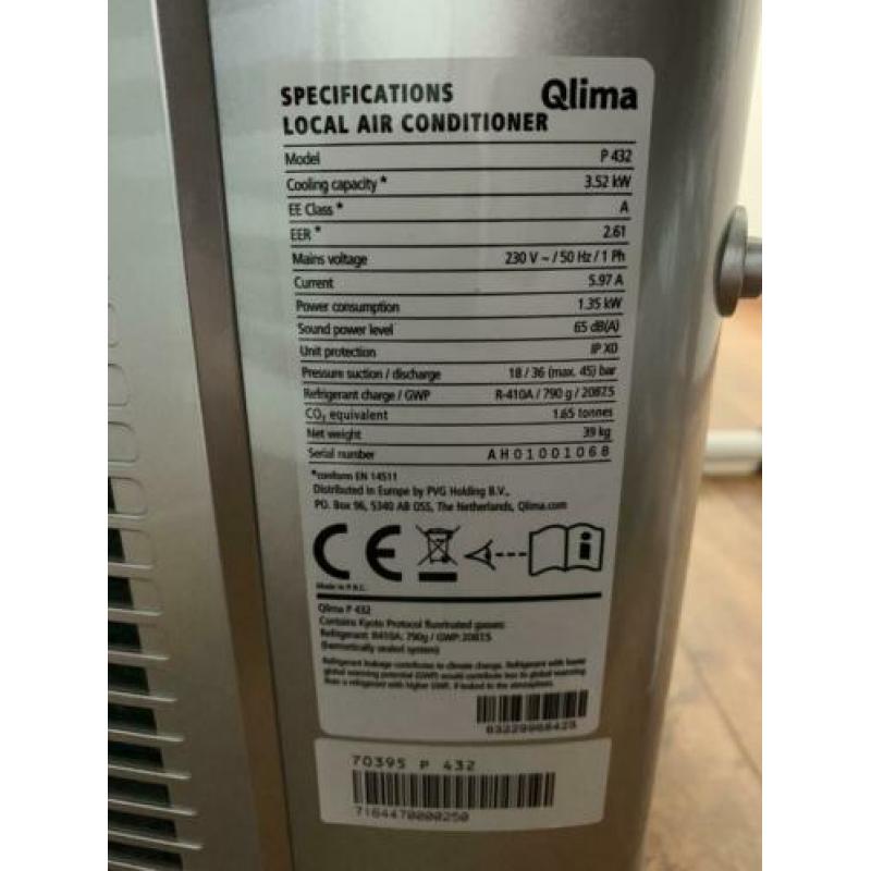 Qlima p432 mobiele airco izgs
