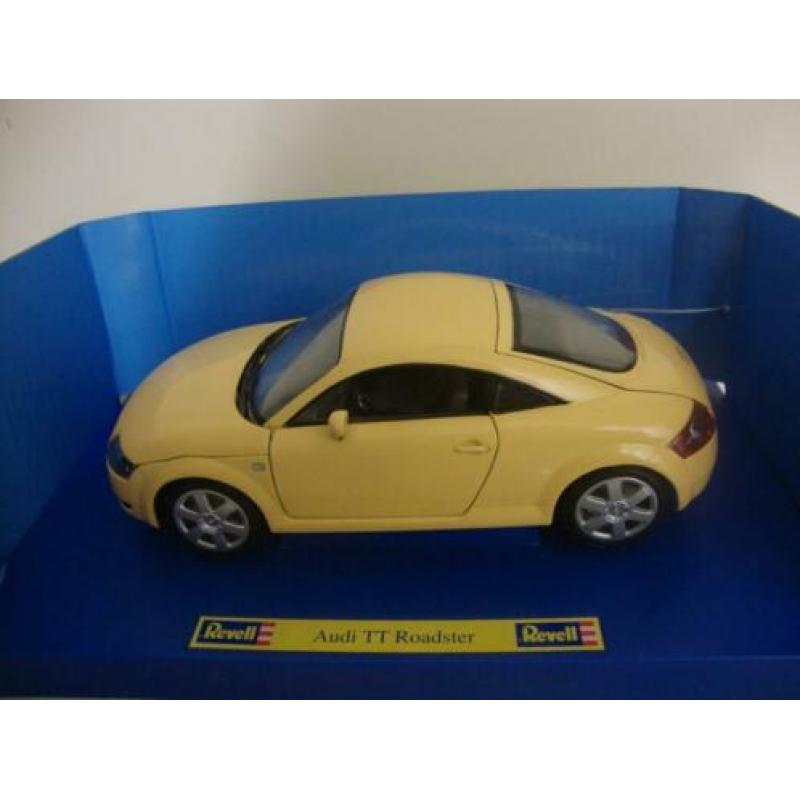 Audi TT coupe geel 1998 Revell 1:18 KRD