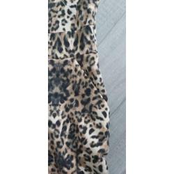 tijger print jurk mt 36 / 38
