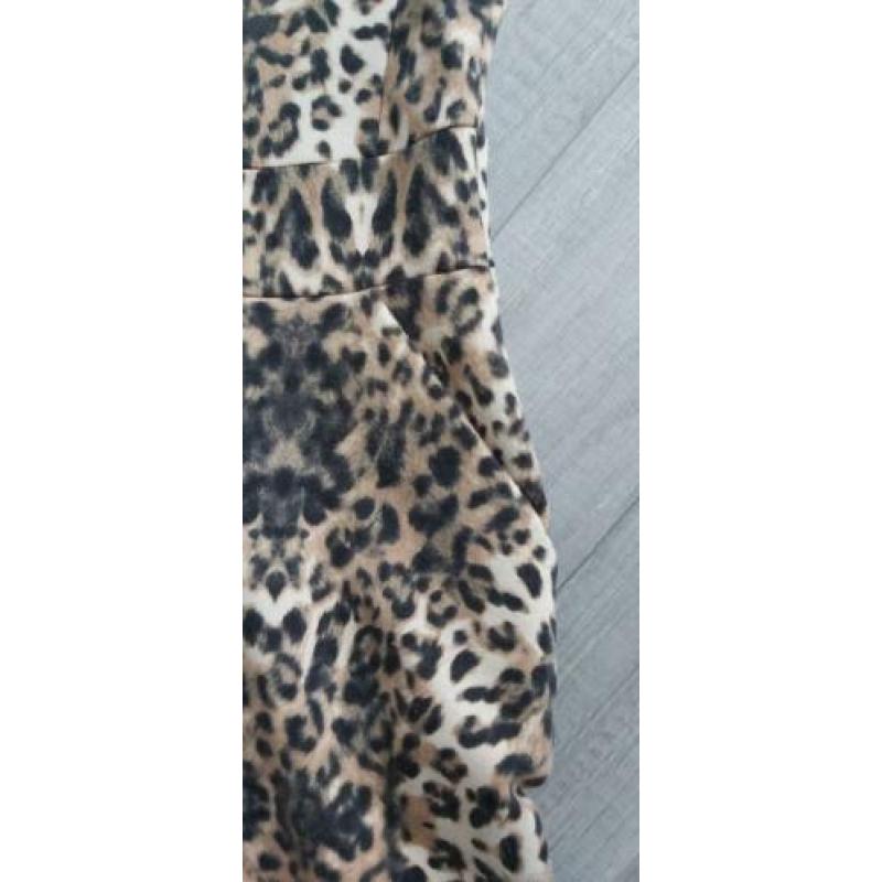 tijger print jurk mt 36 / 38
