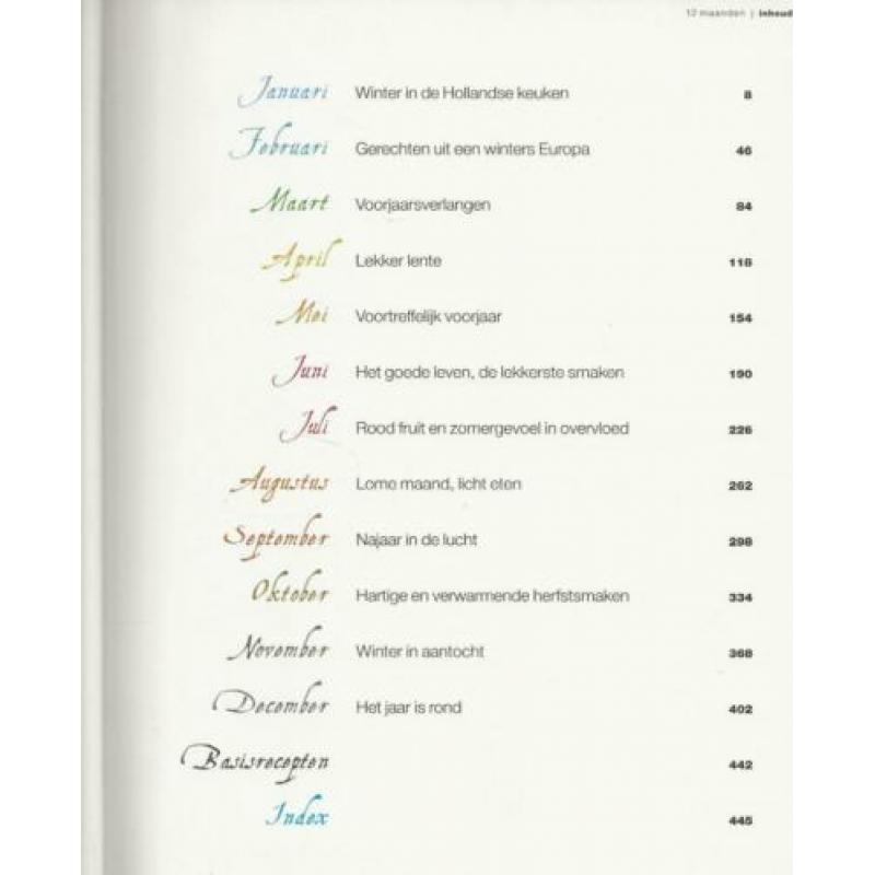 12 Maanden lekker eten. Het seizoenskookboek van Albert Heij