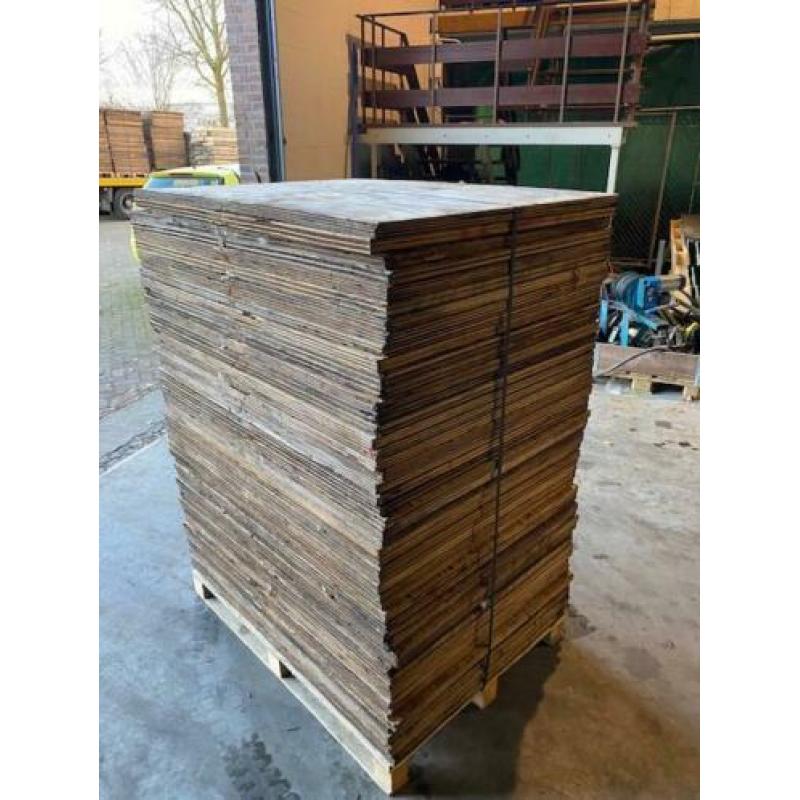 Houten platen / plaatwerk te koop (gebruikt)