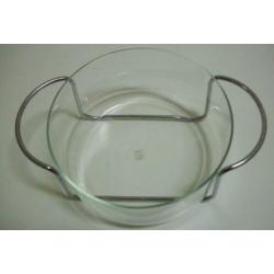 mooie JENA GLAS pot en deksel