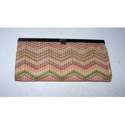 Prachtige vintage damesportefeuille/clutch/avondtas. Izgs.
