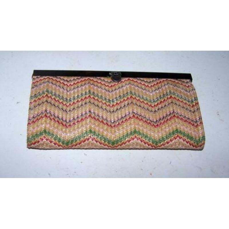 Prachtige vintage damesportefeuille/clutch/avondtas. Izgs.