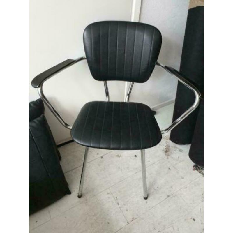 Vintage zeldzame Soudexvinyl stoel voor maar €20