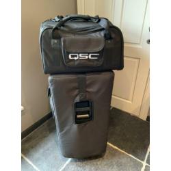 2x QSC K8.2 + 1x QSC KS212C incl. originele transporthoezen