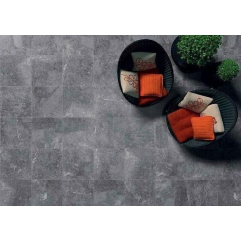 keramische tuintegels ceramica Antique Blue 60x60x4 cm