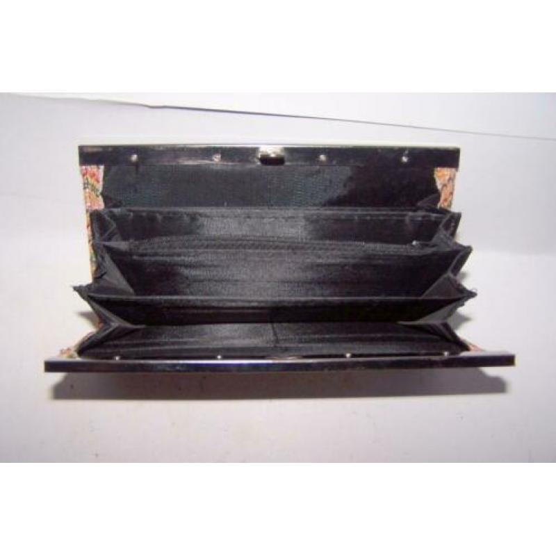 Prachtige vintage damesportefeuille/clutch/avondtas. Izgs.