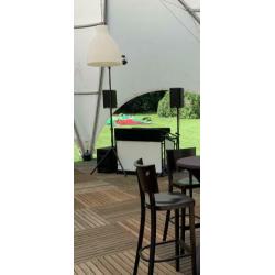 2x QSC K8.2 + 1x QSC KS212C incl. originele transporthoezen
