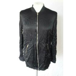 Stoer zwart jasje.Mt M.Merk TRF Outerwear