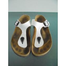 GRATIS VERZENDEN | BIRKENSTOCK lak witte slippers 37