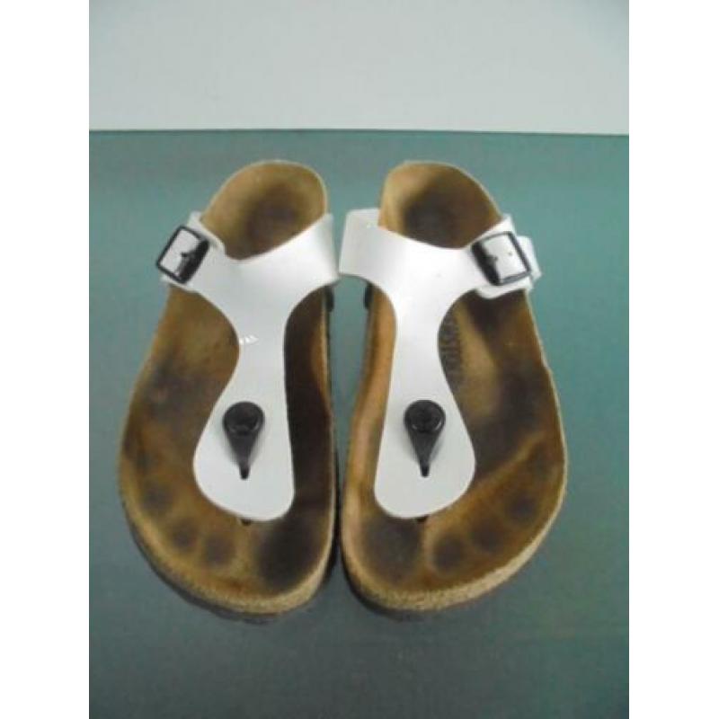 GRATIS VERZENDEN | BIRKENSTOCK lak witte slippers 37