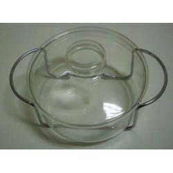 mooie JENA GLAS pot en deksel
