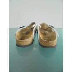 GRATIS VERZENDEN | BIRKENSTOCK lak witte slippers 37