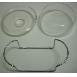 mooie JENA GLAS pot en deksel