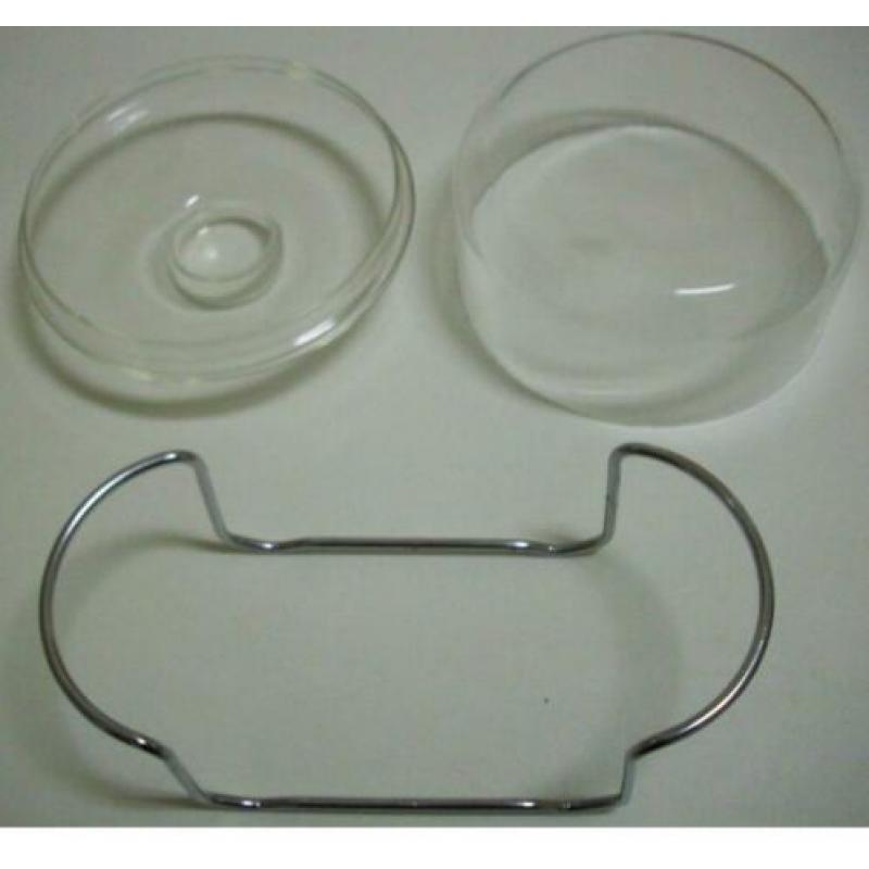 mooie JENA GLAS pot en deksel