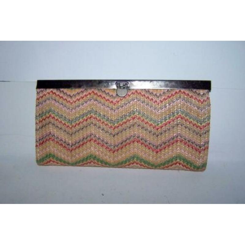 Prachtige vintage damesportefeuille/clutch/avondtas. Izgs.