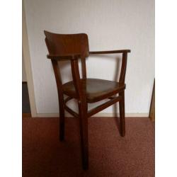 Vintage houten stoel