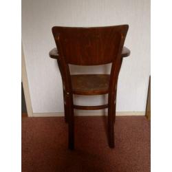 Vintage houten stoel